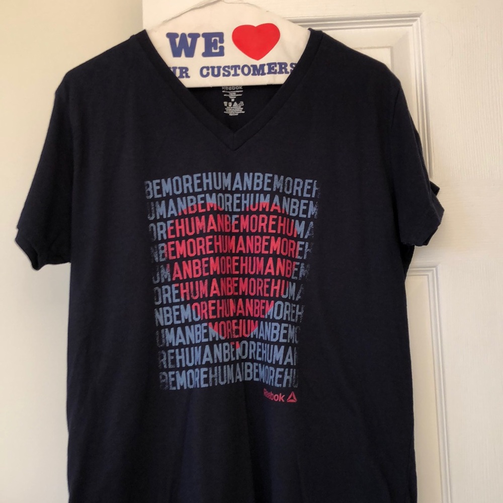 Shirt - Be More Human, Reebok